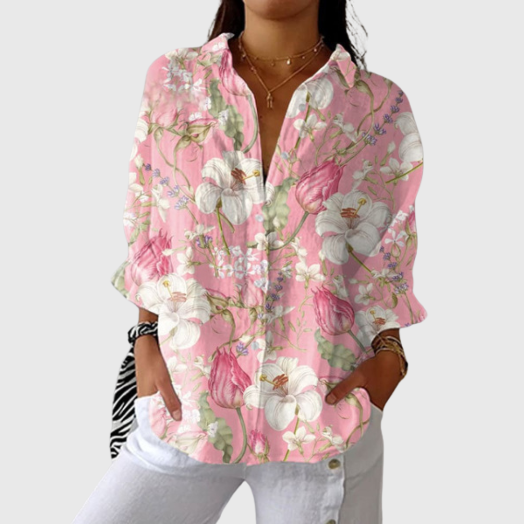 Light and Colorful Printed Blouse