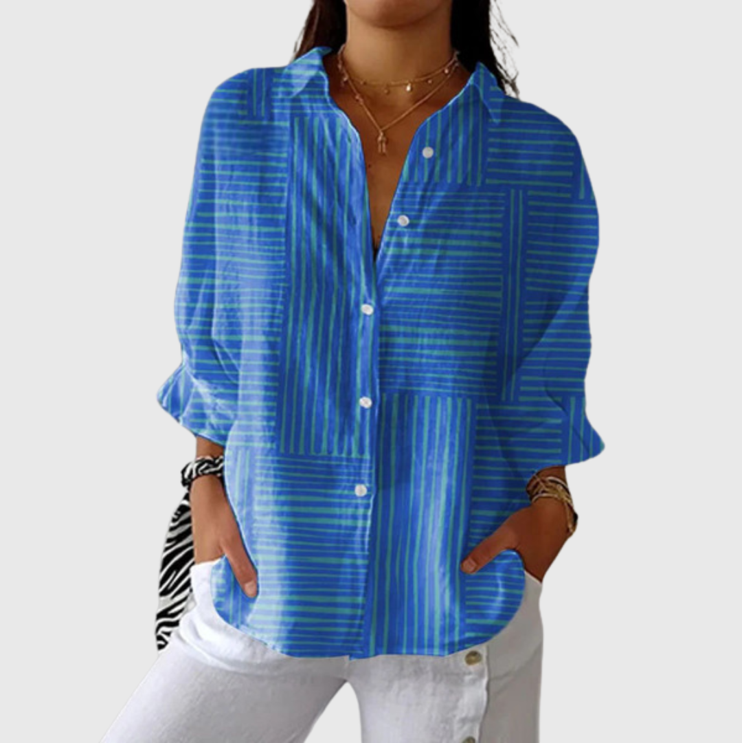 Light and Colorful Printed Blouse