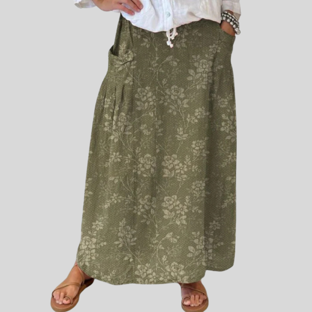 Light Printed Skirt