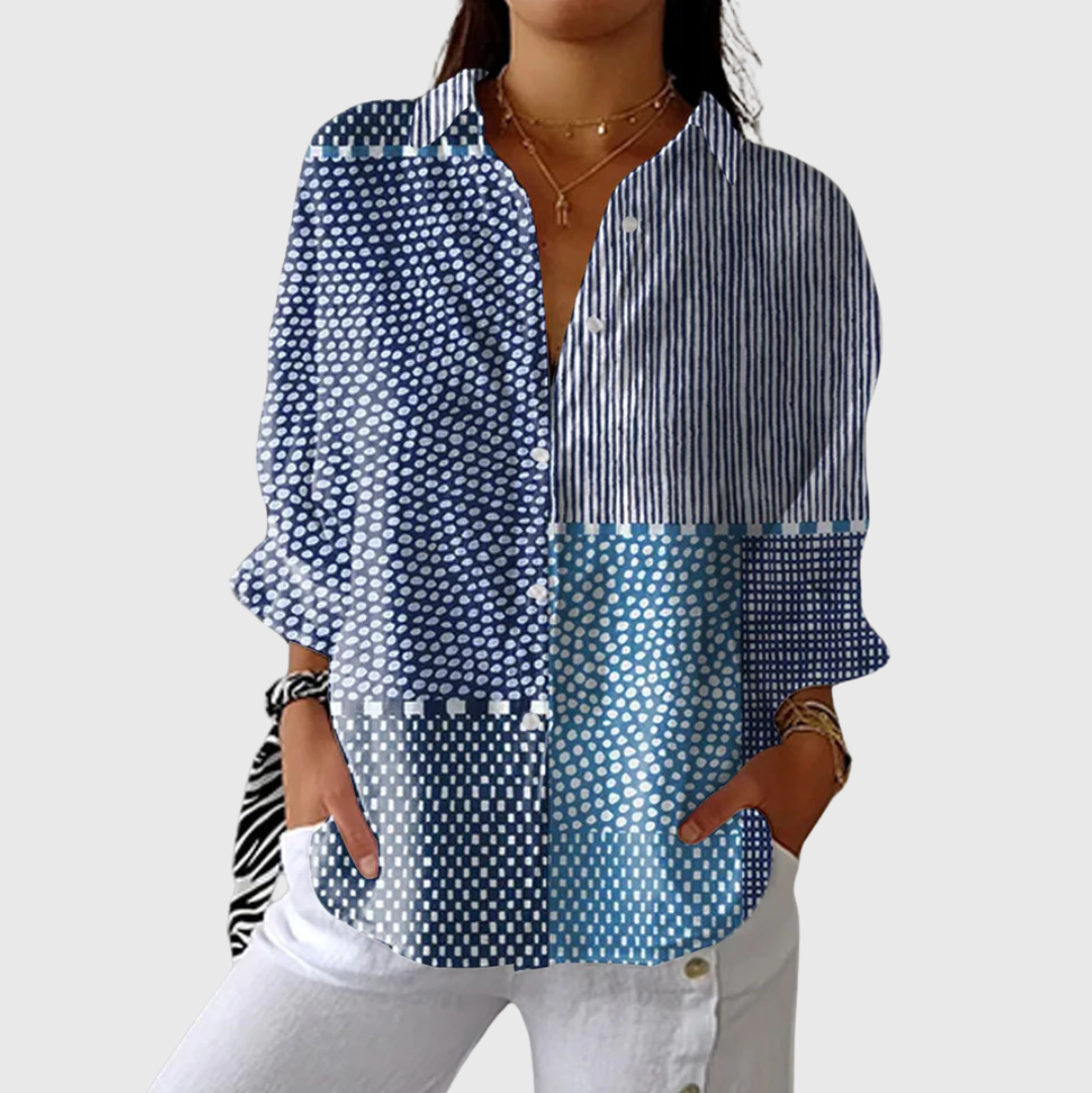 Light and Colorful Printed Blouse