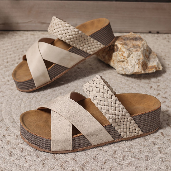 Woven Elegance Sandals