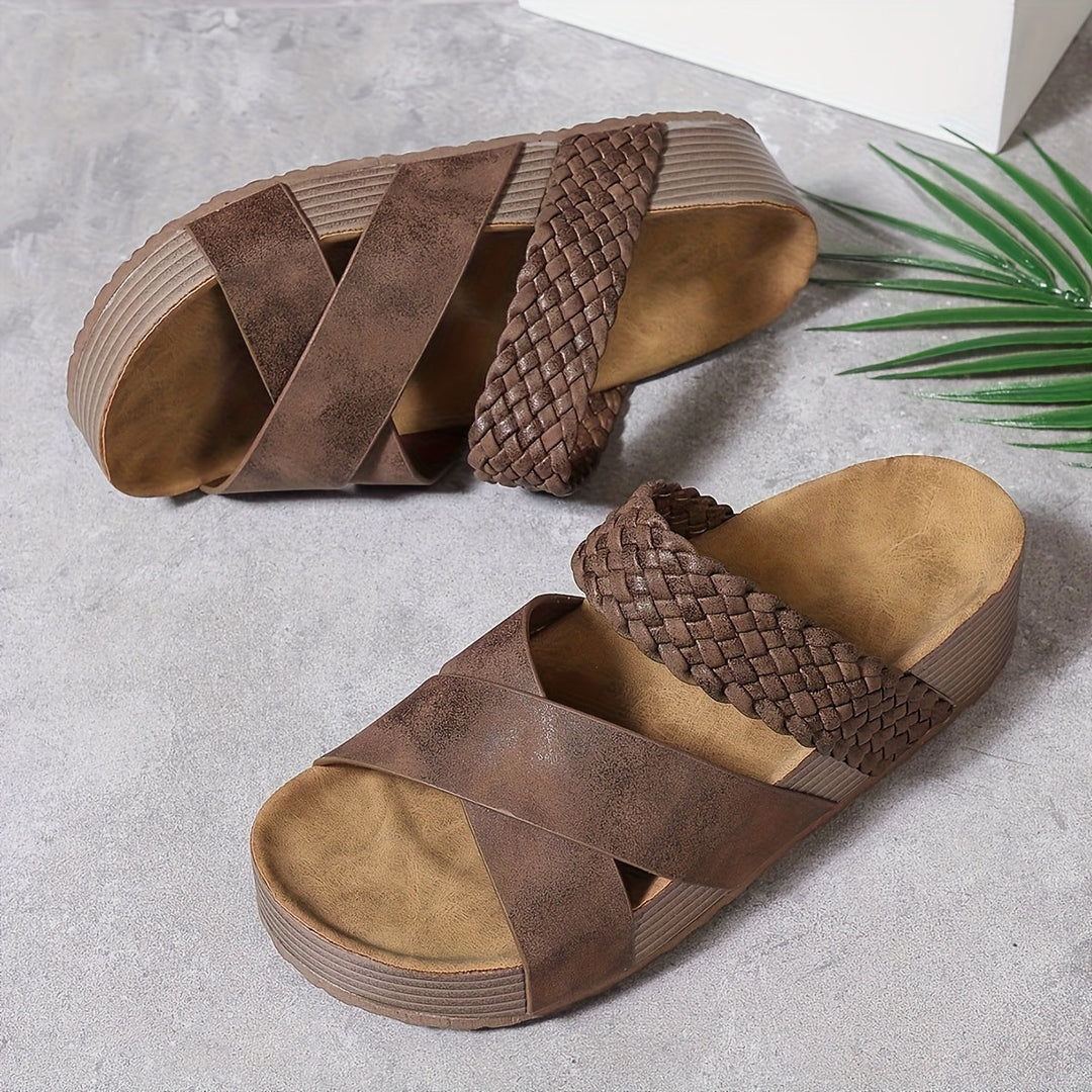 Woven Elegance Sandals