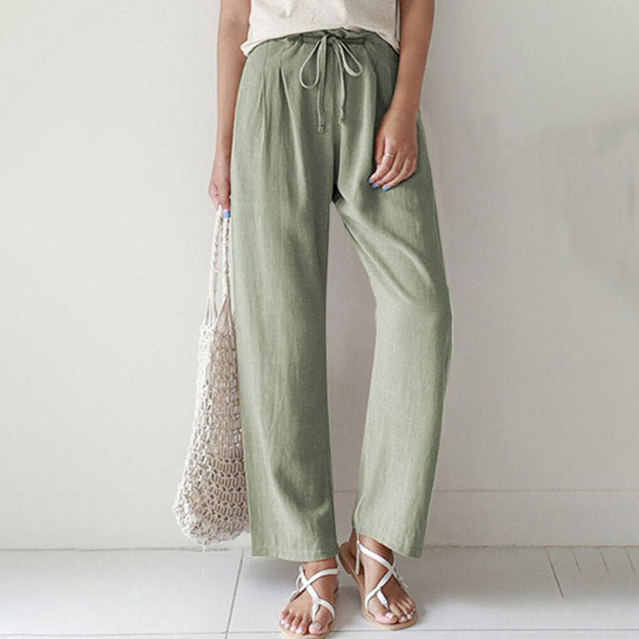 Vara - Relaxed Fit Drawstring Pants