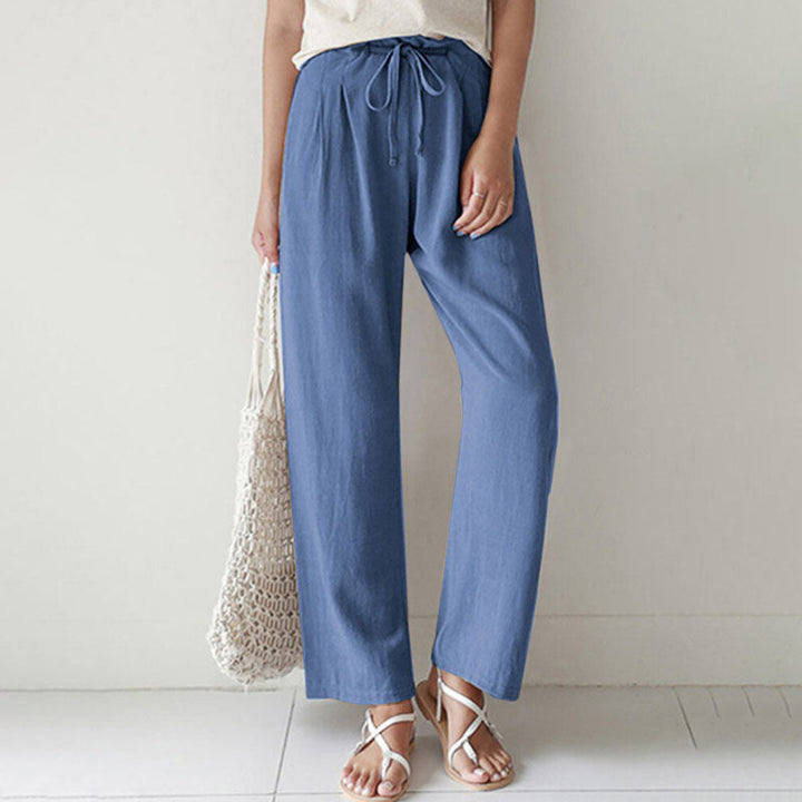 Vara - Relaxed Fit Drawstring Pants
