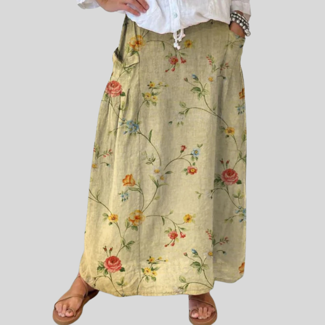 Light Printed Skirt