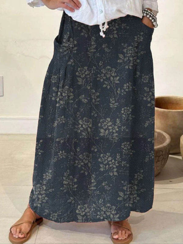 Light Printed Skirt