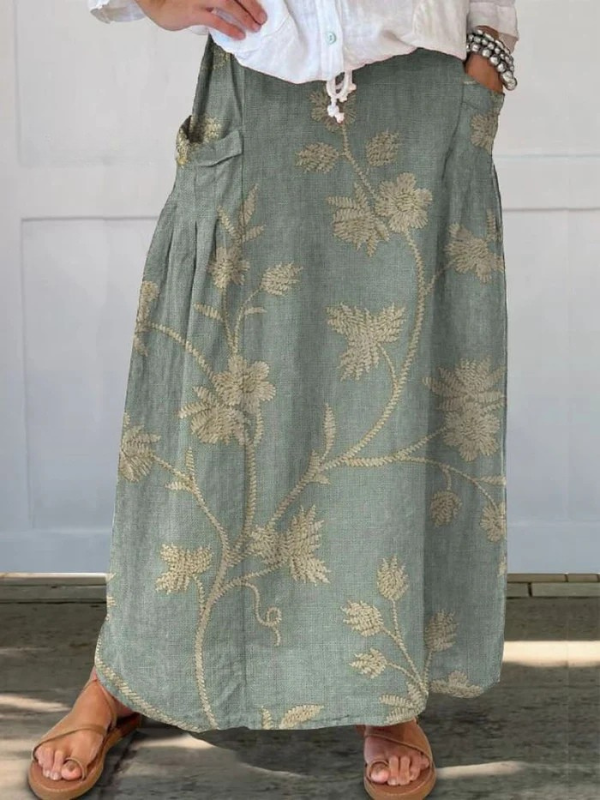 Light Printed Skirt