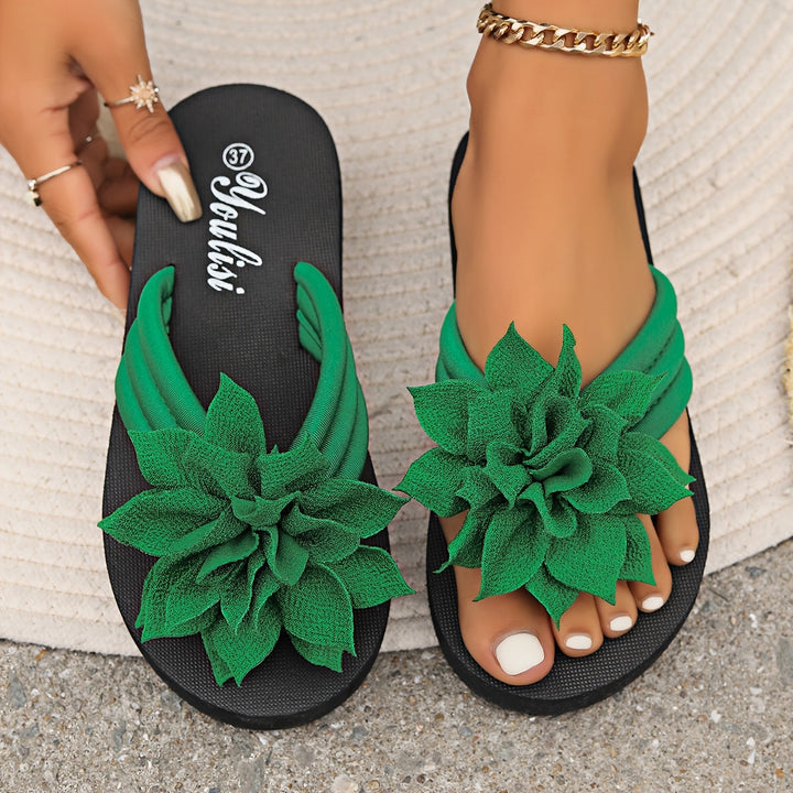 Elegant Flower Sandals